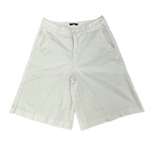 PARFOIS‎ COLLECTION White Wide Leg Culotte Shorts Women's Size 4